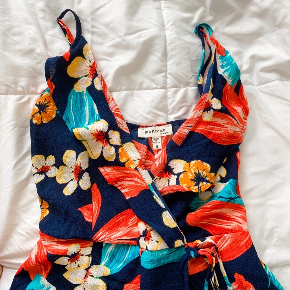 Floral Ruffle Romper